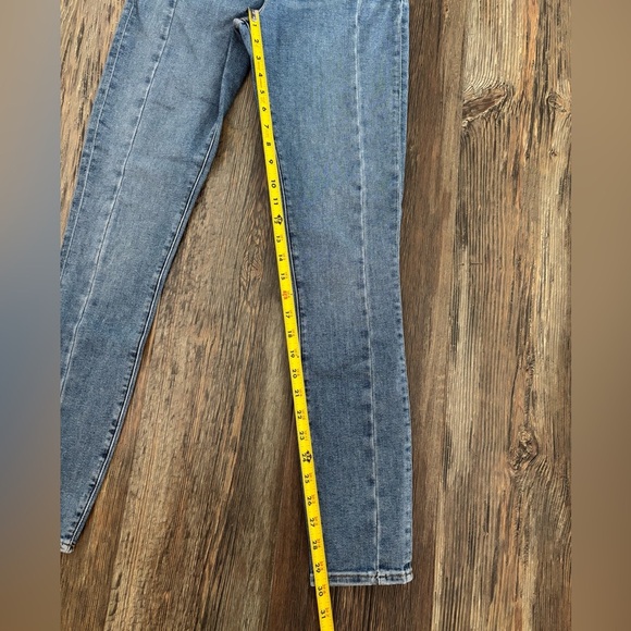 Abercrombie & Fitch Super Skinny Ankle High Rise Jeans Womens 26/2L Blue Denim - Picture 5 of 13